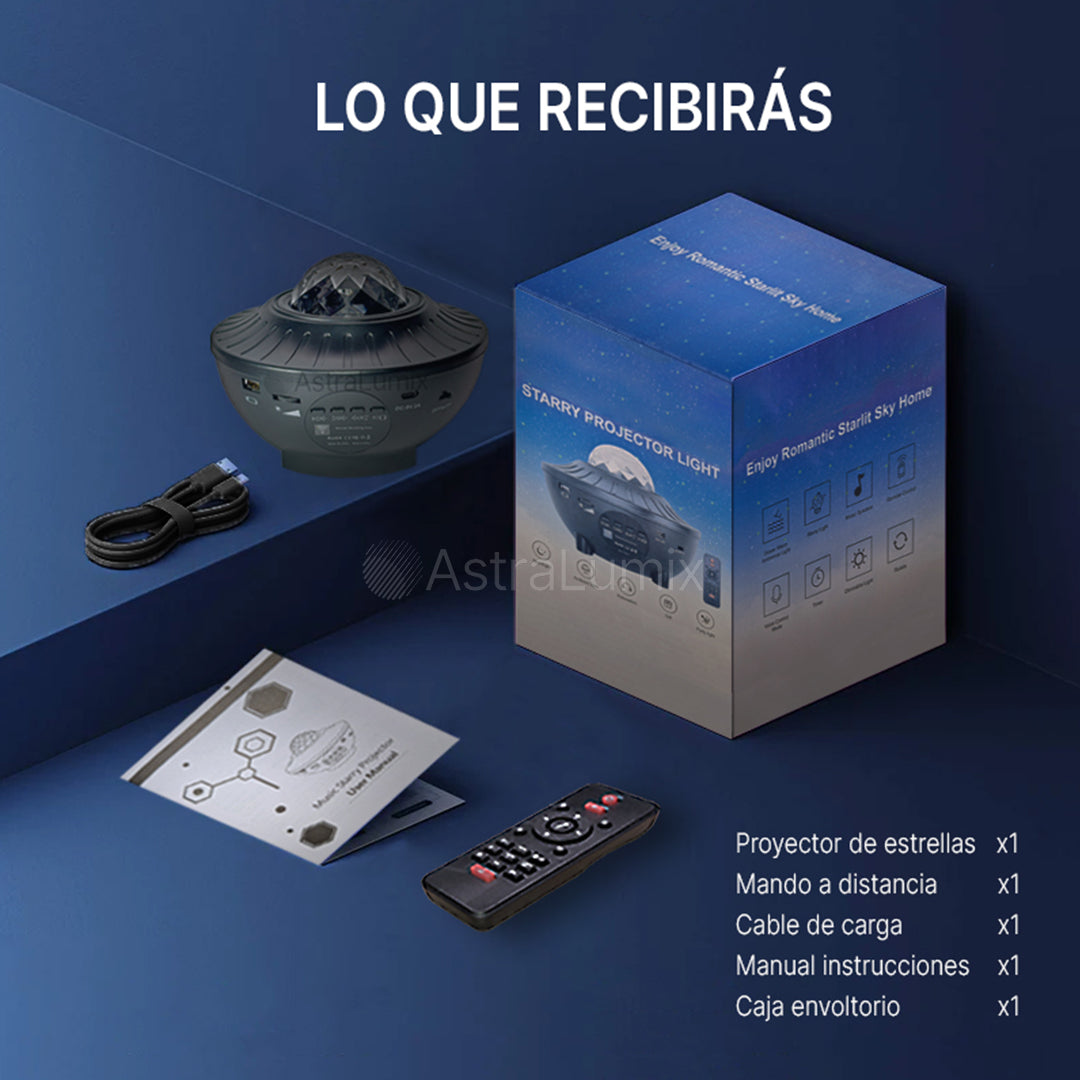 Proyector de Estrellas y Altavoz Bluetooth